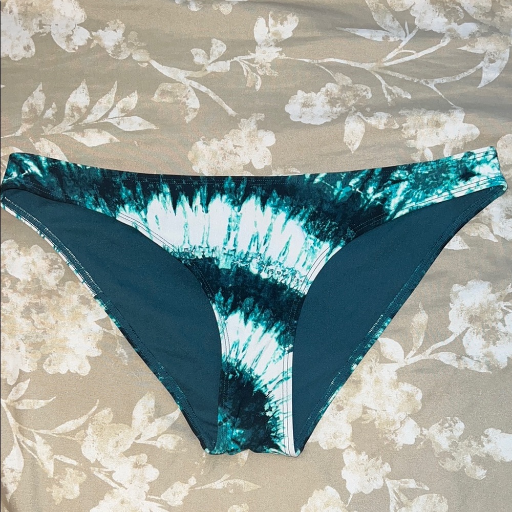 H&M X Beyoncé Blue and White Bikini Cheeky Style Size 12 NWOT